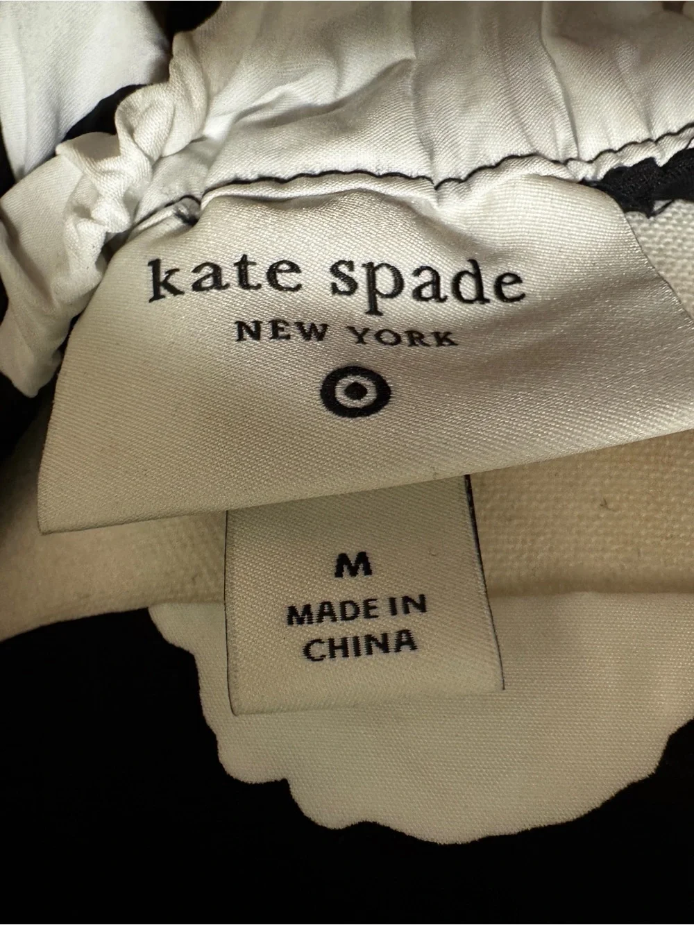 Kate Spade X Target Black and White Floral Shell Top and Matching Midi Skirt